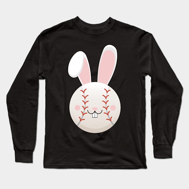 CUTE EASTER  FOR BASEBALL LOVER April Fools Day Long Sleeve T-Shirt by CarleyMichaels